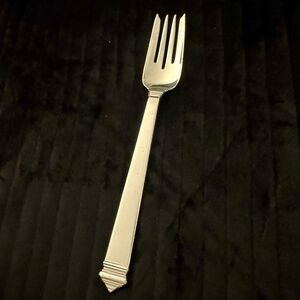 TIFFANY STERLING SILVER SALAD FORK IN THE HAMPTON PATTERN